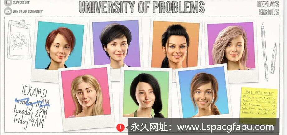 【双端】【欧美SLG/汉化/动态】学院情缘 University of Problems v1.2.5 Basic 汉化版 3G