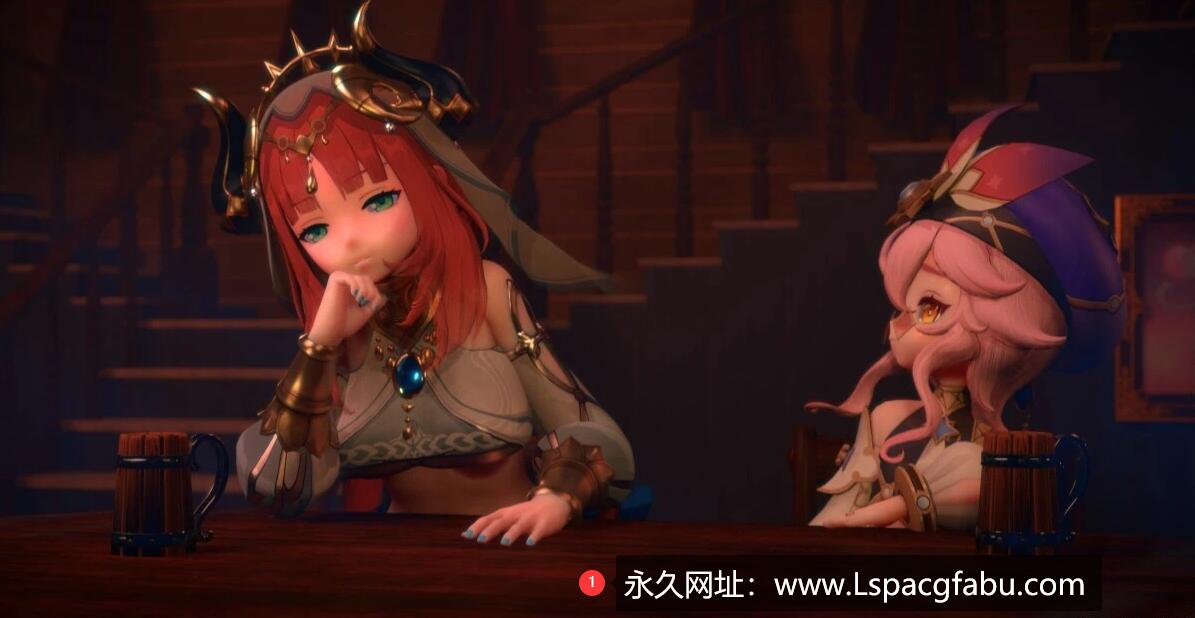 [3D] 【DH/3D/同人/全动态】StarryMomoko 大师 作品 妮露&刻晴 合集【5V/3.1G】