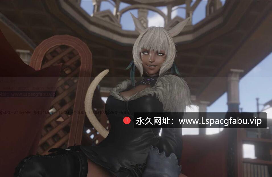 [动画] LazyProcrast 3月新作：Y’shtola 雅·修特拉-黑皮猫娘多姿势榨金 2K无修版